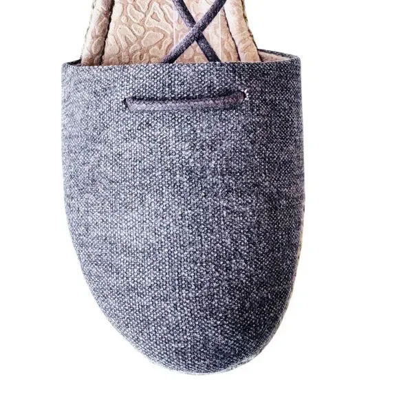 BOC/Born Concept Lucy Gladiator Espadrille Sandal Shoe Brown Canvas Size 7M - Picture 4 of 13